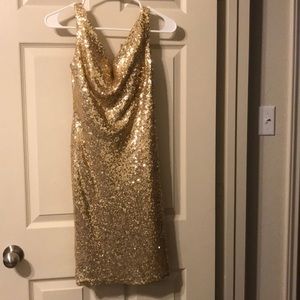 Gold Sequin Dress! Vegas, Girls Night, Prom!